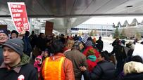 Protesters block traffic at MSP Airport