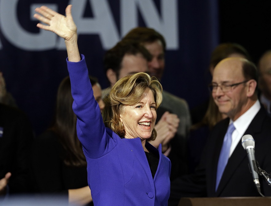 Democratic Sen. Kay Hagan's race was the most expensive in history. (AP Photo/Gerry Broome)