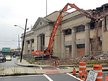 Demolition began in 1013 on the 1927 former Sears building in Camden. ( TOM GRALISH / Staff Photographer ) 
