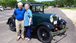 Allen and Jean Cunningham pose in 2007 next to their 1928 Model A coupe. The couple were killed and the car totaled in an accident Nov. 29 in Victoria.



Photo courtesy Greater Houston Model A Restorers Club