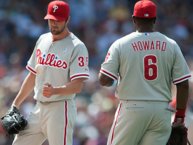 Cole Hamels and Ryan Howard are at the center of Phillies´ trade rumors this offseason. (Dustin Bradford/Getty Images)