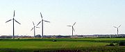 Wind turbines near Vendsyssel, Denmark (2004)