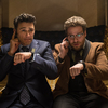 James Franco, left, as Dave, and Seth Rogen as Aaron, in a scene from Columbia Pictures' The Interview. The movie imagines a plot to kill Kim Jong-un, and has angered the North Korean government. It's believed to have led to a cyberattack on Sony Pictures.