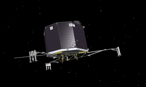 Artist’s impression of the Philae lander. Credits: ESA–J. Huart, 2013