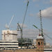 Tower cranes in central London in 2008.