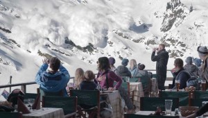 An avalanche gets too close for comfort to a ski resort in Force Majeure, at the Modern. See Friday.