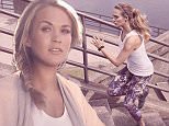 This photo provided by DICKíS Sporting Goods shows Carrie Underwood wearing her own line of athletic wear with DICKíS Sporting Goods, called Calia by Carrie Underwood, which matches up her love of fashion and fitness. (AP Photo/DICKíS Sporting Goods)