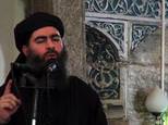 Islamic State (IS) group leader Abu Bakr al-Baghdadi addresses worshippers at a mosque in Mosul, after he established a self-declared caliphate across Iraq and Syria on July 5, 2014