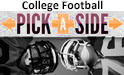 college football pick a side