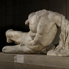 An undated handout image released by the British Museum of a headless sculpture of the river god Ilissos. The British Museum has put the sculpture, one of the Elgin Marbles, on loan to the Hermitage Museum in Russia, the first time one of the Parthenon sculptures has been lent.