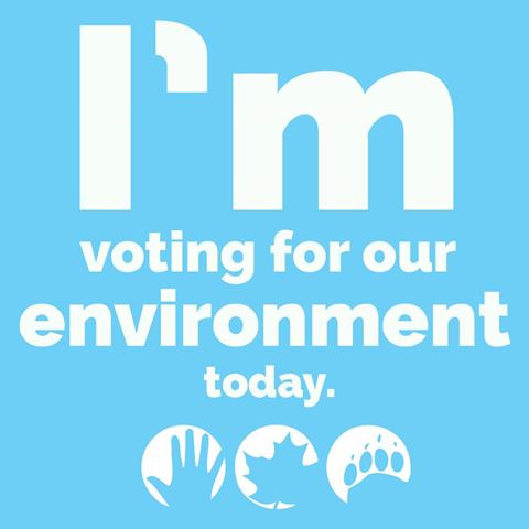 Are you voting for #climate action? Against #fracking? Are you casting your ballot for #solar power? SHARE and let us know what made you VOTE TODAY!