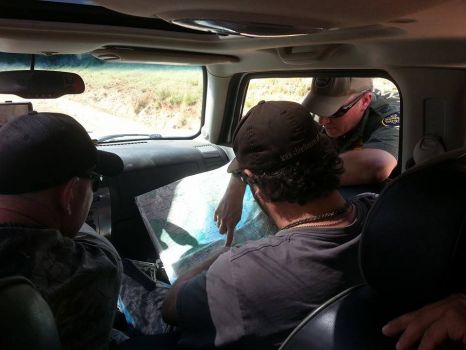 Photos showing dozens of members of the militia groups on the U.S.-Mexico border carrying semi-automatic rifles and wearing masks, camouflage and tactical gear provide one of the first glimpses into the group's activities on the border. Photo: Provided To The San Antonio Express-News