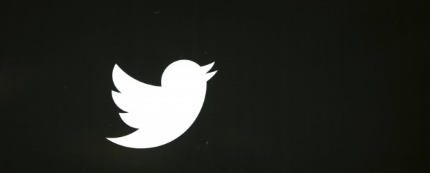 The Twitter logo is seen at the company's headquarters in San Francisco