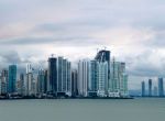 Skyline of Panama City, near Cinta Costera. photo taken in Casco Viejo.
