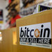 A gun store in Texas notes its acceptance of Bitcoin.