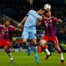 Bayern Munich's Jerome Boateng, left, and Xabi Alonso, right, challenged Frank Lampard of Manchester City in a game on Nov. 25.