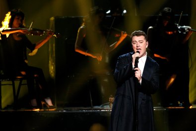Sam Smith, honored in the record, song, album and best new artist categories.