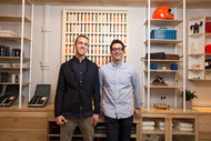 The founders of Harry’s, Andy Katz-Mayfield, left, and Jeff Raider, have opened a shop in SoHo.