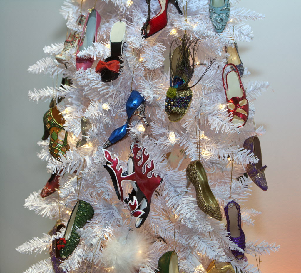 The gift with sole: Trimming the tree in Pradas, Louboutins and McQueens