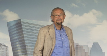 Architect Cesar Pelli of Pelli Clarke Pelli Architects photographed on the McKinney & Olive site in Dallas on June 18, 2014.