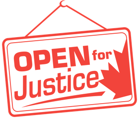 Open for Justice logo