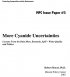 MPC Issue Paper #3: More Cyanide Uncertainties