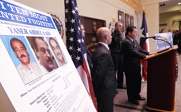 Special Agent Diego Rodriguez answers questions at Thursday's press conference announcing the addition of Lewisville cab driver Yaser Abdel Said to the FBI's Ten Most Wanted list. Said is suspected of murdering his two teen daughters in January 2008 in a so-called "honor killing."