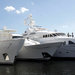 A selection of yachts at the recent Fort Lauderdale International Boat Show, held at various sites in the Florida city.