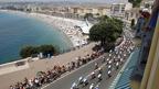 A pack rides at the 'Promenade des Anglais' in Nice, France. (AFP/Getty)