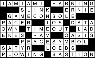 04/29/2014 Crossword: Answers
