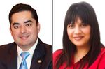 State Rep. Jose Manuel Lozano, R-Kingsville, (l)  faces Democrat Kim Gonzalez in HD 43.