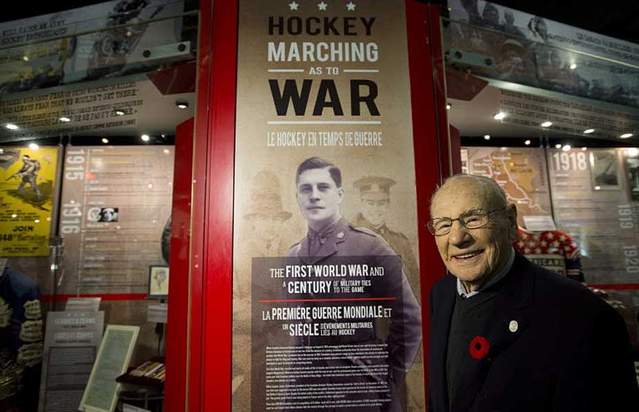 Hockey Hall of Famers traded sticks for rifles to fight for country (with video)