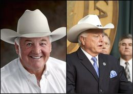 Former state Reps. Tommy Merritt and Sid Miller, Republican candidates in runoff for agriculture commissioner.