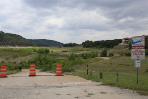 The public boat ramp at Cypress Creek Park on Lake Travis has been out of use since the water receded past its end in 2011. Since then, the entire lagoon on which the park is situated has dried.