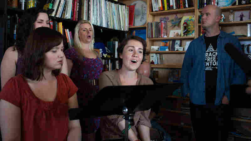 Tiny Desk Concert with Roomful Of Teeth October 6, 2014.