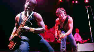 Adolphe Sax's invention has found its way into many styles of music. Here, Clarence Clemons plays the tenor sax with Bruce Springsteen and the E Street Band in Lexington, Ky., in 1984.