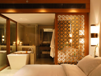 Luxury hotel room in Goa, India