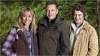 Autumnwatch presenters - Michaela Strachan, Chris Packham and Martin Hughes-Games