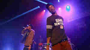 AK (left) and Issa of The Underachievers onstage at SXSW in 2013.