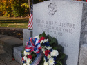 At least ten Veterans Day ceremonies were held at various locations in New Britain, including at Captain Brian Letendre U.S.M.C. Park. Photo by WTIC's Matt Dwyer.