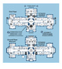 Floorplans of first and ground floors of Capitol building