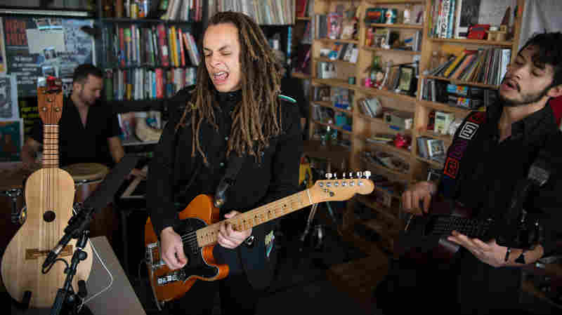 Tiny Desk Concert with Making Movies on October 9, 2014.