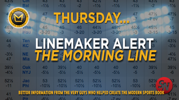 Linemakers Thursday Morning Line