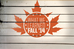 Quint: What Did We Learn This Fall?