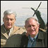 Sen. Pat Roberts, R-Kan., Sen. John Warner, R-Va., Sen. Levin and Sen. Jay Rockefeller, D-WV, at Bagram Air Base in Afghanistan.  February 2003.