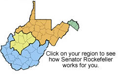 Clickable Map of West Virginia