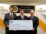 Congressman Sarbanes at Towson University's Forensic Chemistry Institute