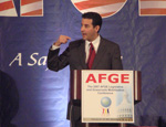 February 26th 2007: Congressman Sarbanes speaks to at the American Federation of Government Employees 2007 Legislative Conference