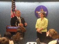 Reyes participates in a National Issues Forum on Immigration at the National Press Club in Washington, DC.