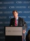 Senator Brown speaks at a meeting of the Center for Strategic and International Studies (CSIS) HIV/AIDS Task Force